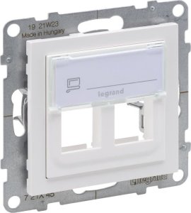 Legrand SUNO Adapter KEYSTONE podwójny biały 721145 1