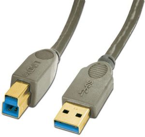Kabel USB Lindy USB-A - USB-B 1 m Czarny (41841) 1