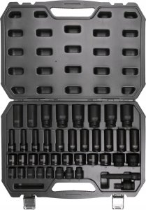 Sourcing Set of long and short impact heads KS TOOLS 1/2", 40 pcs. 7