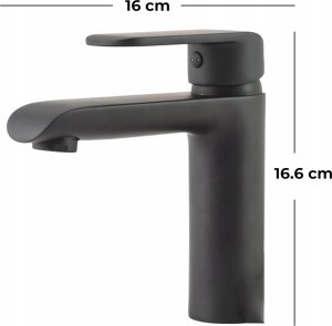 Bateria umywalkowa Sourcing BASIN MIXER THEMA LUXDF12301-1. BLACK 3