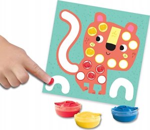 SES SES My first 3 in 1 fingerpainting set with colouring and sticking shapes 3