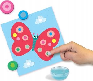 SES SES My first 3 in 1 fingerpainting set with colouring and sticking shapes 4