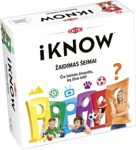 Tactic TACTIC Board game IKNOW Family quiz (In Lithuanian lang.) 1