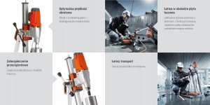 Husqvarna Drill with stand HUSQVARNA DMS 240 12