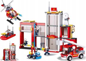 Sluban BLOCKS SLUBAN FIRE STATION 612 PCS 1