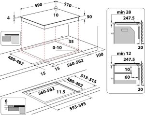 Płyta grzewcza Whirlpool HOB INDUCTION WL S7960 NE WHP 21