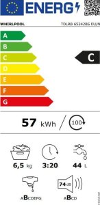 Pralka Whirlpool Whirlpool TDLRB 65242BS top loading washing machine 5