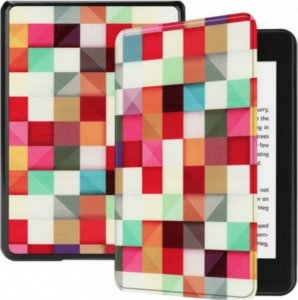 Pokrowiec Pan i Pani Gadżet Etui do Amazon Kindle 10 Kwadraty 1