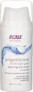 NOW Foods Now Solutions Naturalny Progresteron z Dzikim Pochrzynem, krem - 85 g 1