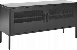 Beliani Szafka dwudrzwiowa metalowa czarna MORLEY 6