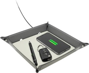 Ładowarka 4smarts 4smarts Organizer z ładowarką indukcyjną 15W szaro kremowy/grey creme 462336 4