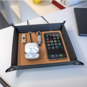 Ładowarka 4smarts 4smarts Organizer z ładowarką indukcyjną 15W szaro kremowy/grey creme 462336 8