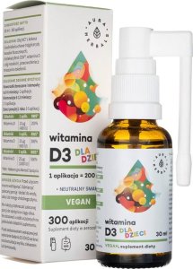 Triton Aura Herbals Witamina D3 Vegan dla dzieci - 30 ml 1