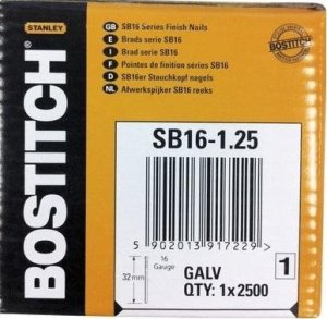 Bostitch Nails 16GA/32 2500 pcs. 1