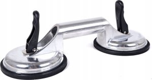 Sourcing Aluminum glass holder, double 2