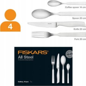 Fiskars All Steel cutlery set 16 pcs. 4