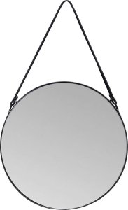 Uniglob HANGING MIRROR PERITO ROUND 60 CM BLACK 1