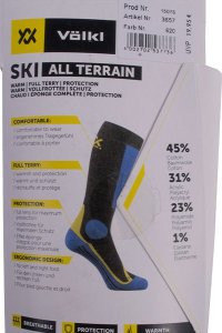 Volkl Skarpety Volkl Ski Kneehigh Terrain Anthracite x 2 PARY 6