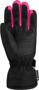 Reusch Rękawice Reusch Flash GTX Junior Black Black Melange Pink Glo 2023 2