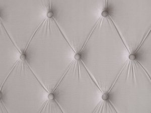 Beliani Łóżko z pojemnikiem welurowe 140 x 200 cm jasnoszare LUBBON 11