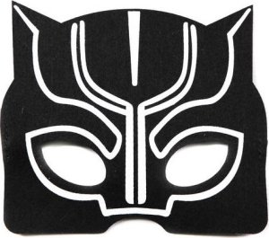 PRC STRÓJ CZARNA PANTERA + MASKA FILCOWA AVENGERS L 9