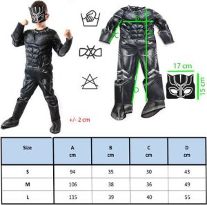 PRC STRÓJ CZARNA PANTERA + MASKA FILCOWA AVENGERS L 10