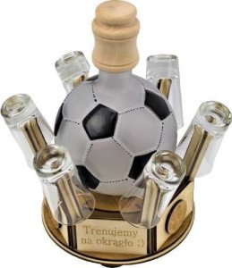 Anapol Karafka do wódki Piłka dla Kibica + 6 kieliszków 2