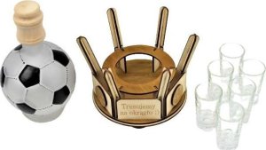 Anapol Karafka do wódki Piłka dla Kibica + 6 kieliszków 3