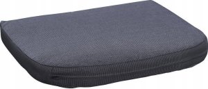 Selsey Zestaw ogrodowy wiklinowy Scorga stół 150x77 cm i 4 krzesła szary 5