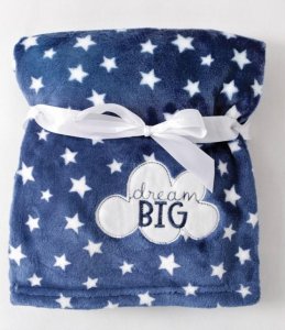 BabyMatex Kocyk 75 x 100 Mikrofibra z Haftem Ricco RI3A 2