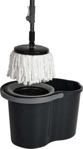 Mop Korona Shops Wiadro 16 L + Mop Obrotowy do mycia Paneli Płytek 2