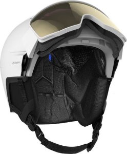 Salomon Kask z przyłbicą szybą Salomon Driver Pro Sigma White 2023 3