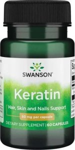 Swanson Swanson - Keratyna, 50mg, 60 kapsułek 1