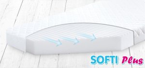 BabyMatex Materac 75 x 35 x 4 Ortopedyczny Softi Plus 3