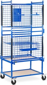 MSW Wózek stojak kosz blacharski lakierniczy do elementów karoserii 60 x 90 x 202 cm Wózek stojak kosz blacharski lakierniczy do elementów karoserii 60 x 90 x 202 cm 2