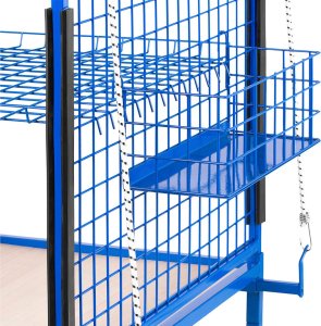 MSW Wózek stojak kosz blacharski lakierniczy do elementów karoserii 60 x 90 x 202 cm Wózek stojak kosz blacharski lakierniczy do elementów karoserii 60 x 90 x 202 cm 4