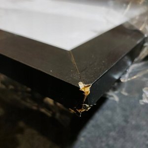 Nobo Magnetyczna tablica suchościeralna z czarną drewnianą ramą 585x430 mm biała 5