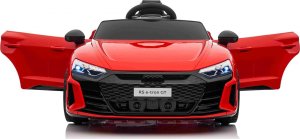Triton Audi RS E-Tron GT na akumulator Czerwony + Pilot + Napęd 4x4 + Radio MP3 + LED + EVA 4