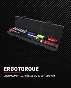 Sourcing 11-piece torque wrench and socket set KS TOOLS 20-200Nm 1/2" 14