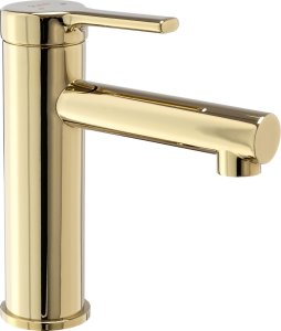 Bateria umywalkowa Rea Bateria Umywalkowa REA PIXEL Złota Gold Niska 2