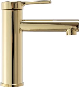 Bateria umywalkowa Rea Bateria Umywalkowa REA PIXEL Złota Gold Niska 3