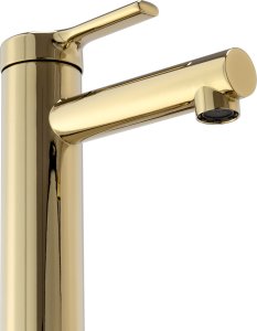 Bateria umywalkowa Rea Bateria Umywalkowa REA PIXEL Złota Gold Niska 5