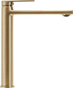 Bateria umywalkowa Rea Bateria Umywalkowa REA VERSO Brush Gold Złota Szczotkowana Wysoka 2
