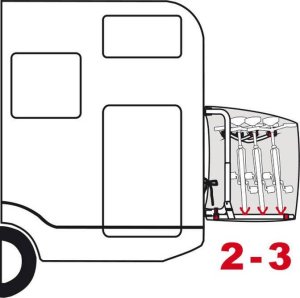 Triton Pokrowiec na rowery Fiamma Bike Cover S - 2/3 rowery Uniwersalny 2