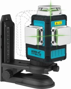 Dedra Multilaser 3D 18V, zielony, walizka SAS 2