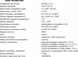 Euroster Sterownik pompy E11B czarny 4