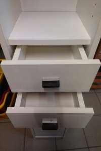 Selsey Szafka pod umywalkę Temirni 80 cm czarna lamele 4