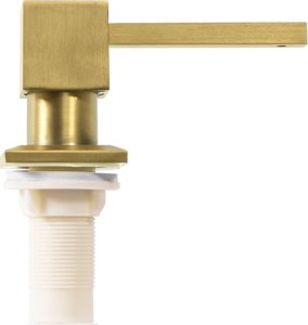 Rea Dozownik zlewozmywakowy do płynu Rea kwadrat złoty szczotkowany 4