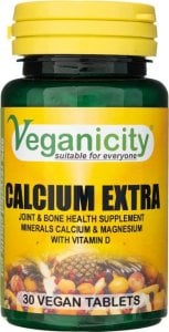 Veganicity Veganicity Calcium Extra Wapń + Magnez + Witamina D - 30 tabletek 1