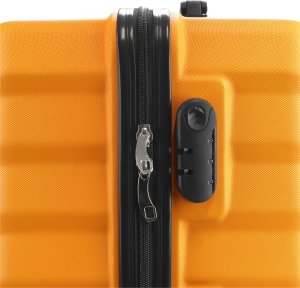 Gregorio Zestaw 4 walizek W6007 S18/20/24/28 pomarańczowych 7
